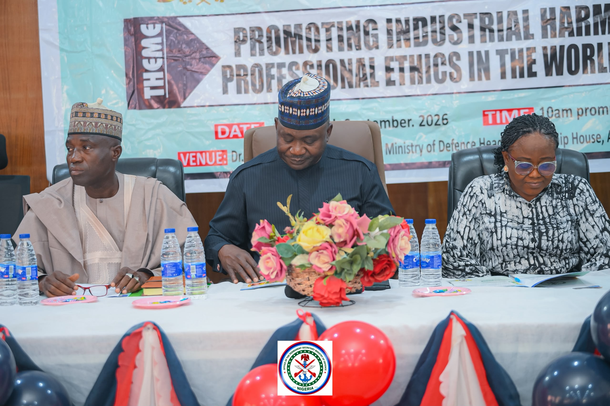 Defence Minister Urges Staff to Embrace Unity, Professionalism for Higher Productivity