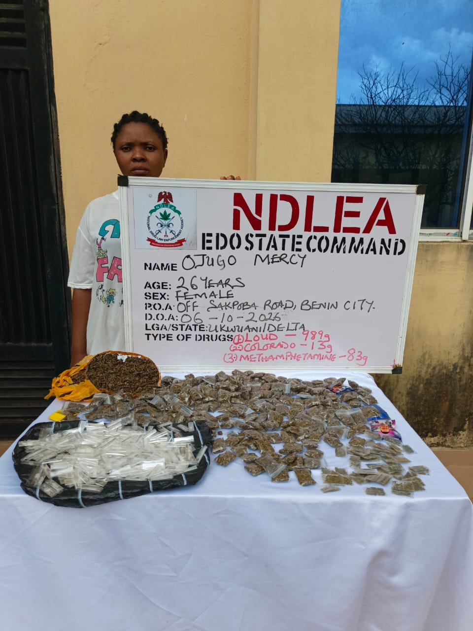 EDO NDLEA ARRESTS 42 SUSPECTS, WITH 9,520KG OF NARCOTICS 