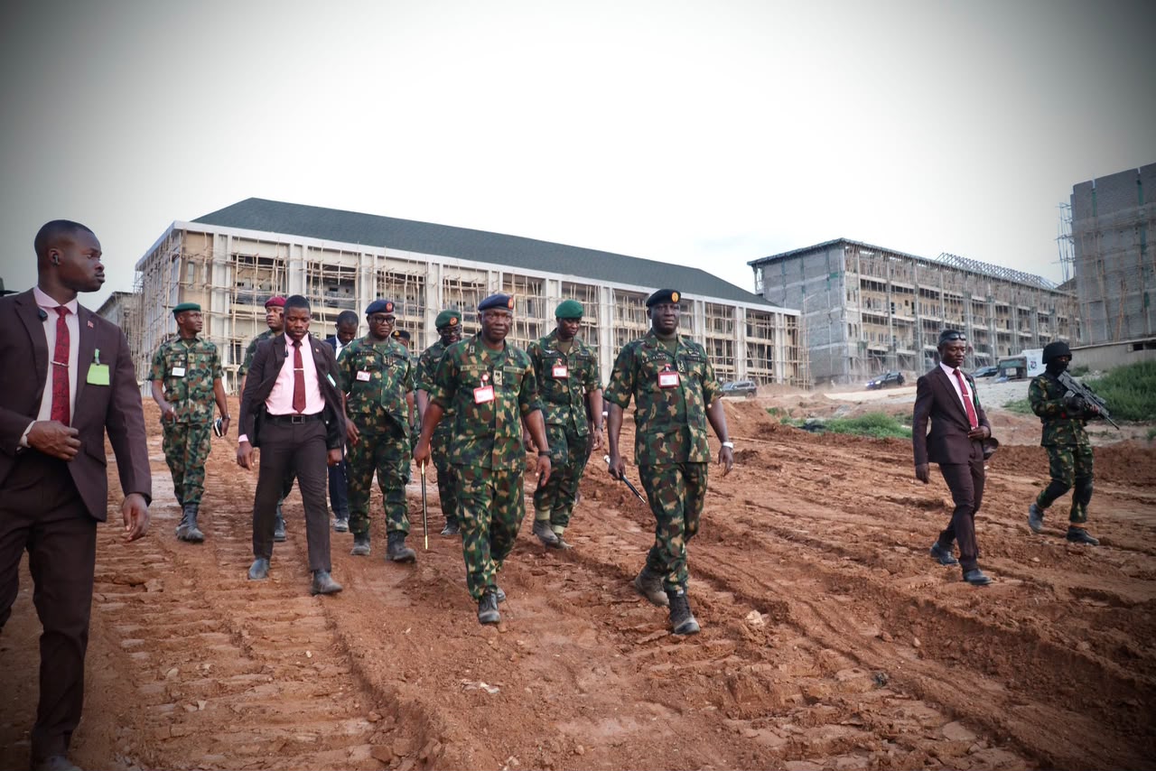 COAS Inspects Tinubu Barracks Phase II, Pushes for Timely Completion