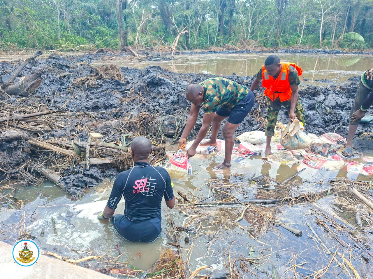 NAF Intensifies Crash Recovery at Igbokoda as Water Level Drops