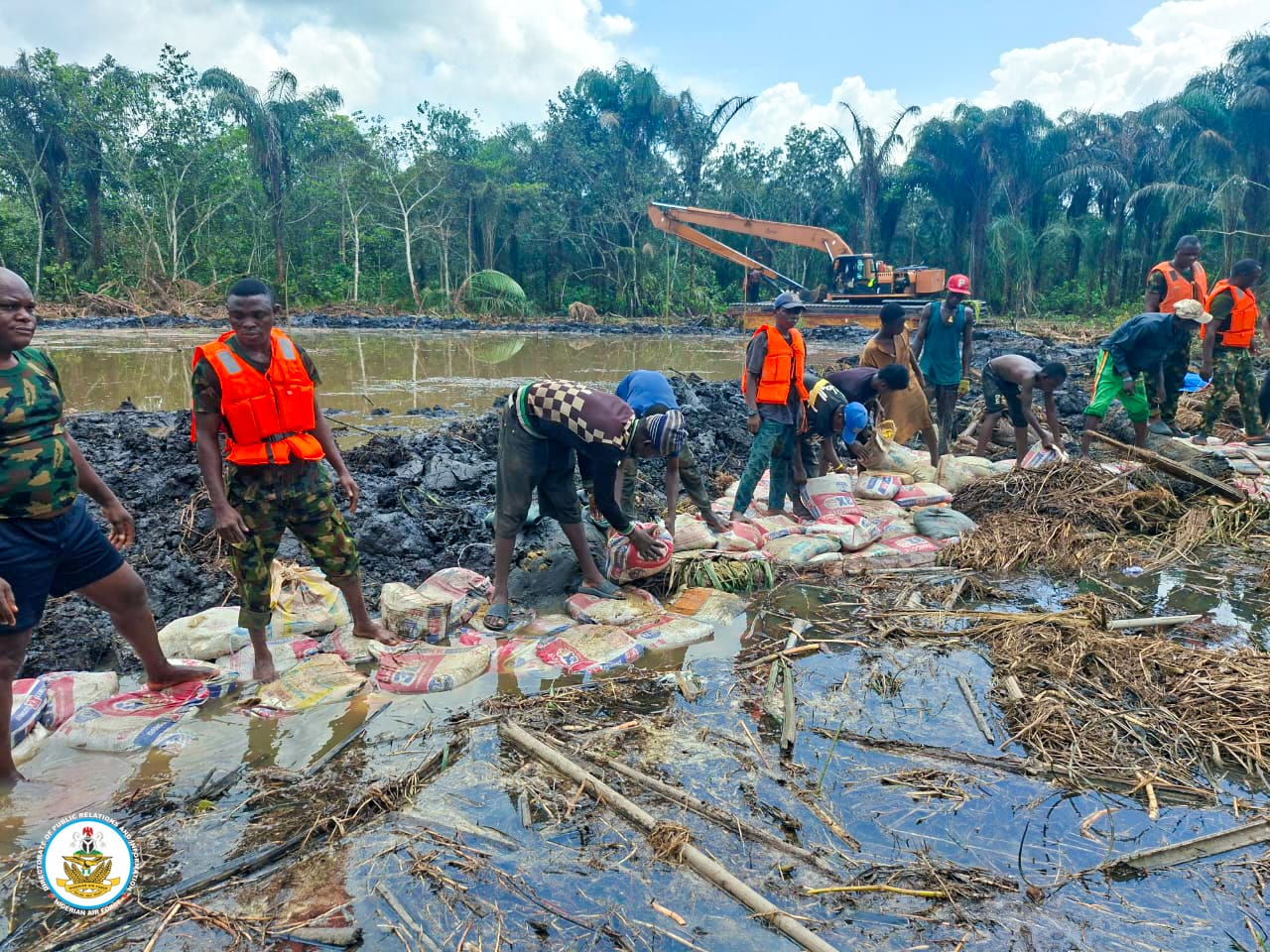 NAF Intensifies Crash Recovery at Igbokoda as Water Level Drops