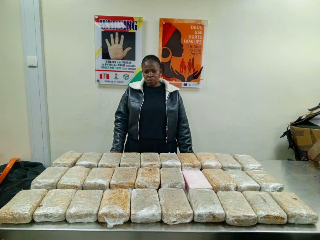NDLEA Arrests South African Woman, US-Based Grandma with Cocaine, Loud