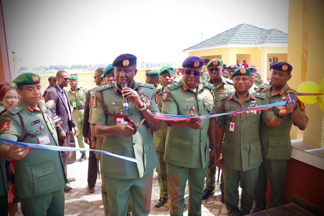 Army Unveils New Medical Corps Headquarters as Waidi Shaibu Stresses Troops’ Welfare
