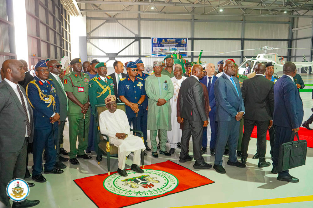 Tinubu Inducts Five New NAF Helicopters to Boost Security Operations